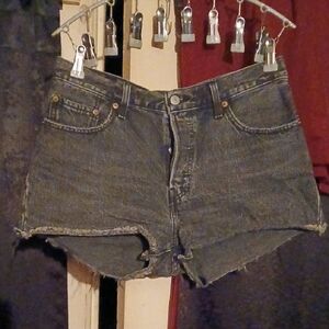 Levi's Dark Blue Denim Shorts